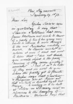 3 pages written 19 Jan 1872 by Wilfred Russell in New Plymouth, from Inward letters - Surnames, Rus - Rye