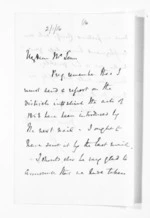 3 pages written 14 Dec 1859 by Sir Thomas Robert Gore Browne to Sir Donald McLean, from Inward letters -  Sir Thomas Gore Browne (Governor)