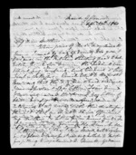8 pages written 13 Sep 1861 by Annabella McLean in Glenorchy to Sir Donald McLean, from Inward family correspondence - Annabella McLean (sister)