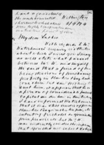 3 pages written 2 Apr 1874 by Sir Robert Donald Douglas Maclean to Sir Donald McLean, from Inward family correspondence - Douglas Maclean (son)