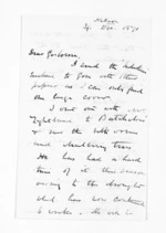 3 pages written 31 Dec 1871 by an unknown author in Nelson Region, from Outward drafts and fragments