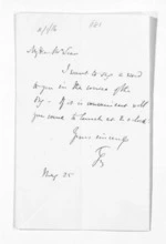 2 pages written by Sir Thomas Robert Gore Browne to Sir Donald McLean, from Inward letters - Sir Thomas Gore Browne (Governor)