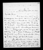 3 pages written 26 Nov 1850 by Sir Donald McLean in Rangitikei District to Susan Douglas McLean, from Inward and outward family correspondence - Susan McLean (wife)