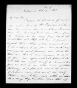 4 pages written 15 Oct 1858 by Archibald John McLean to Sir Donald McLean, from Inward family correspondence - Archibald John McLean (brother)