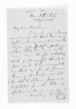 7 pages written 1 Apr 1866 by Henry Robert Russell to Sir Donald McLean, from Inward letters - H R Russell