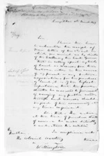 2 pages written 10 Mar 1849 by Sir Donald McLean in Rangitikei District, from Native Land Purchase Commissioner - Papers
