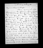 4 pages written 13 Jul 1852 by Sir Donald McLean to Susan Douglas McLean, from Inward family correspondence - Susan McLean (wife)