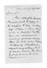 2 pages written 17 Sep 1861 by Edward McGlashan in Dunedin City, from Inward letters - Surnames, Macfar - McHar