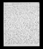 8 pages written 24 Sep 1861 by Archibald John McLean to Sir Donald McLean, from Inward family correspondence - Archibald John McLean (brother)