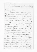 3 pages written 17 Mar 1873 by Sir Donald McLean in Auckland Region, from Outward drafts and fragments