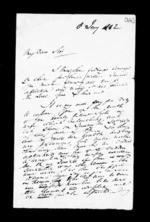 2 pages, from Family correspondence - Robert Strang (father-in-law)