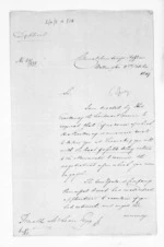3 pages written 2 Oct 1849 by Alfred Domett in Wellington, from Native Land Purchase Commissioner - Papers