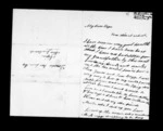 2 pages written 12 Nov 1864 by Sir Robert Donald Douglas Maclean to Sir Donald McLean, from Inward family correspondence - Douglas Maclean (son)