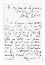 3 pages, from Inward letters - Francis Dillon Bell