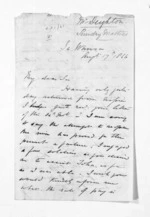 6 pages written 17 Aug 1866 by Samuel Deighton in Wairoa, from Inward letters - Samuel Deighton