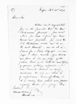 6 pages written 15 Mar 1871 by George Thomas Fannin in Napier City to Sir Donald McLean, from Inward letters - G T Fannin