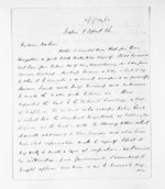 4 pages written 9 Apr 1866 by Michael Fitzgerald in Napier City to Sir Donald McLean, from Inward letters - Michael Fitzgerald