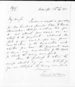 3 pages written 26 Sep 1871 by Sir Donald McLean, from Native Land Purchase Commissioner - Papers