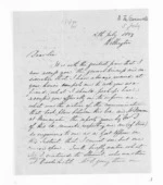 3 pages written 5 Jul 1859 by William Nicholas Searancke in Wellington to Sir Donald McLean in Napier City, from Inward letters - W N Searancke