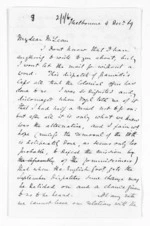 6 pages written 4 Dec 1869 by Sir Francis Dillon Bell in Melbourne to Sir Donald McLean, from Inward letters - Francis Dillon Bell