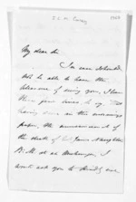 3 pages written 18 Mar 1871 by Captain John L M Carey in Auckland Region, from Inward letters - Surnames, Cam - Car