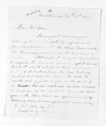 2 pages written 12 Dec 1849 by Henry King in New Plymouth to Sir Donald McLean, from Inward letters -  Henry King