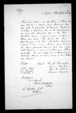 2 pages written 24 Oct 1867 by Renata Tama-ki-Hikurangi Kawepo in Napier City, from Correspondence and other papers in Maori