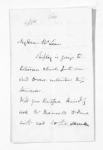 3 pages written by Sir Thomas Robert Gore Browne to Sir Donald McLean, from Inward letters - Sir Thomas Gore Browne (Governor)