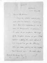 4 pages written 25 May 1857 by Charles Heaphy in Auckland City to Sir Donald McLean, from Inward letters -  Charles Heaphy