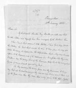 2 pages written 21 Jan 1860 by George Sisson Cooper to Sir Donald McLean, from Inward letters - Surnames, Cre - Cur