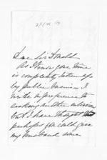 3 pages written 7 Aug 1875 by Voleur Lambe Machado Janisch to Sir Donald McLean, from Inward letters -  V Janisch