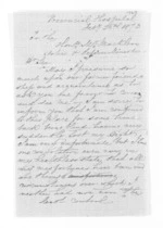 2 pages written 26 Feb 1873 by Alexander MacKenzie to Sir Donald McLean, from Inward letters - Surnames, MacKa - Macke