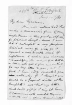 5 pages written 14 Jan 1863 by Bingham Arthur Ferard in Auckland Region to Sir Donald McLean, from Inward letters - B A Ferard