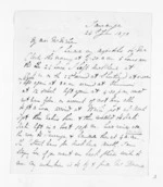 3 pages written 24 Jan 1870 by H F Way in Tauranga to Sir Donald McLean, from Inward letters and diary extracts - H F Way