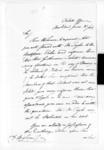 3 pages written 21 Jun 1844 by George Clarke in Auckland Region to Sir Donald McLean, from Protector of Aborigines - Papers