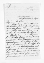 4 pages written 2 Sep 1870 by Dr Daniel Pollen in Auckland Region to Sir Donald McLean, from Inward letters - Daniel Pollen