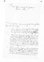 3 pages written by Sir Donald McLean to Sir Francis Dillon Bell, from Native Land Purchase Commissioner - Papers