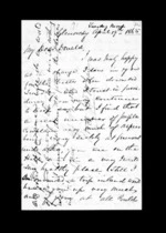 4 pages written 19 Apr 1865 by Archibald John McLean in Glenorchy to Sir Donald McLean, from Inward family correspondence - Archibald John McLean (brother)