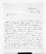 4 pages written 29 Nov 1859 by James Wathan Preece in Coromandel to Sir Donald McLean in Nelson Region and Wellington, from Inward letters - James Preece