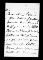 5 pages written 28 Dec 1874 by Annabella McLean to Sir Donald McLean, from Inward family correspondence - Annabella McLean (sister)