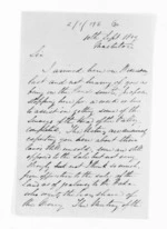 4 pages written 10 Sep 1859 by William Nicholas Searancke in Masterton to Sir Donald McLean, from Inward letters - W N Searancke