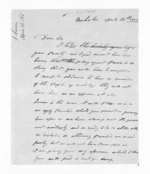 2 pages written 26 Apr 1865 by John Sim in Mohaka to Sir Donald McLean in Napier City, from Inward letters - John Sim