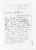 4 pages written 1 Sep 1866 by John Gibson Kinross in Wellington to Sir Donald McLean, from Inward letters -  John G Kinross