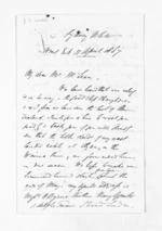 4 pages written 11 Apr 1867 by Captain J P Luce in Sydney to Sir Donald McLean in Napier City, from Inward letters - Surnames, Lud - Lyo