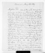 5 pages written 14 May 1849 by Rev William Woon in Waimate to Sir Donald McLean in Wanganui, from Inward letters - William Woon