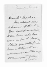 2 pages written 21 Mar 1867 by Colonel Stephen Ponsonby Peacocke to Sir Donald McLean, from Inward letters - Surnames, Pas - Pea