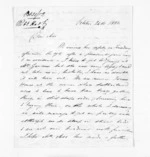 4 pages written 2 Oct 1854 by Robert Park to Sir Donald McLean, from Inward letters - Surnames, Pal - Par