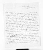 2 pages written 2 Sep 1875 by Sir Donald McLean in Wellington, from Outward drafts and fragments