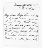 4 pages written 1 Dec 1866 by E McInnes to Annabella McLean, from Inward letters -  Archibald Alexander MacInnes and others