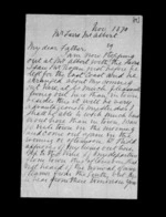 3 pages written 1 Nov 1870 by Sir Robert Donald Douglas Maclean to Sir Donald McLean, from Inward family correspondence - Douglas Maclean (son)